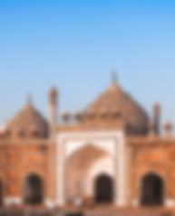 an image of Jama masjid or Mama mosque in Agra used on the webpage of POOLit the carpool app